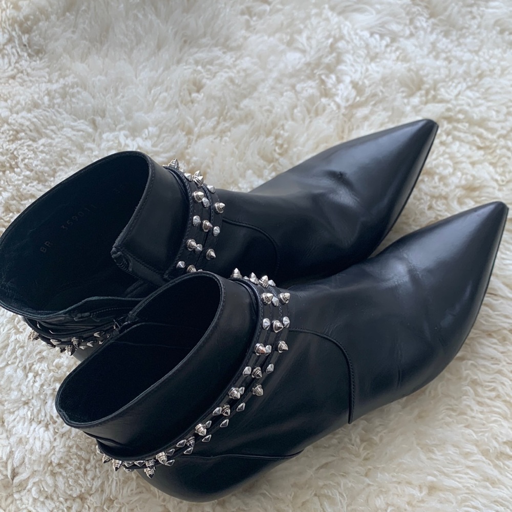 Saint Laurent ankle studded boots - 38.5